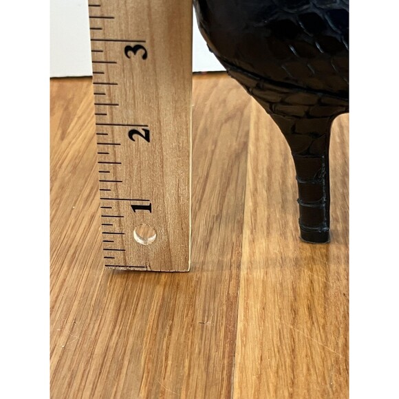 Michael Kors Shoes Womens Size 6.5 Black Suede Snake Ankle Booties Zip - Picture 11 of 11